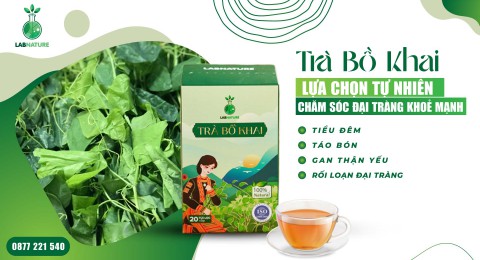Chăm Sóc Đại Tràng Tự Nhiên, An Toàn Với Trà Bồ Khai: Bí Quyết Sống Khỏe Mạnh