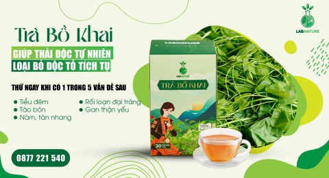 Thải Độc, Thanh Lọc Cùng Trà Bồ Khai